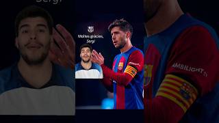 Sergi Roberto se retira el Barcelona 💔 [upl. by Kubetz]