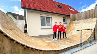 Ils ont un SKATEPARK dans leur Jardin [upl. by Vey981]