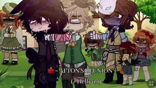 Aftons Reunion  HelliamMy AUFnaf Cringe 📸 [upl. by Irabaj570]