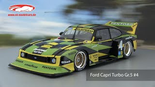 ckmodelcarsvideo Zakspeed Ford Capri Turbo Gr 5 4 DRM 1980 Jürgen Hamelmann WERK83 [upl. by Adnirol]