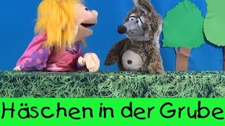 Häschen in der Grube  Kinderlieder Puppenvideo [upl. by Gnat]