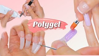 3 EASY Techniques with POLYGEL for Beginners [upl. by Notsgnik]