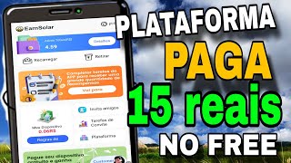 💲CADASTRE E GANHE 15 REAIS  PLATAFORMA PAGANDO NO CADASTROaplicativossitesplataformas [upl. by Dnumsed]