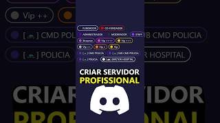 Como criar um servidor no Discord Profissional [upl. by Orferd397]