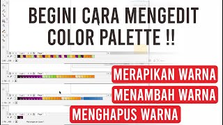 Cara Mudah Setting Color Palette di Coreldraw [upl. by Atazroglam]