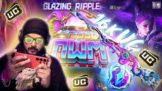 😱 MOST AWAITED AWM SPIN  16K UC SERPENGLEAM ULTIMATE CRATE OPENING GLAZING RIPPLE SPIN [upl. by Noiram730]