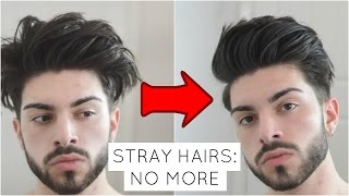 Tutorial on How to permanently fix and lay down a cowlick on the hairline barbertutorial [upl. by Channing238]