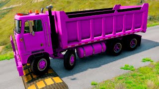 PROFESSIONAL Driver Puts CRAZY Speed Bumps to the Test in BeamNG drive [upl. by Fatma]