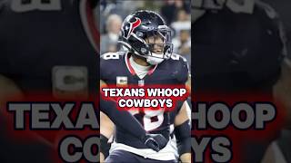 Texans WHOOP The Cowboys TexansTV texans nfl shorts [upl. by Boehike]