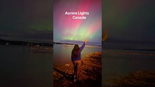 Aurora lights  Oct 2024 northernlights aurora auroraborealis auroraincanada [upl. by Agler]