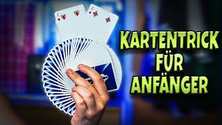 Der PERFEKTE KARTENTRICK für ANFÄNGER Reverse Card  Erklärung zum Nachmachen [upl. by Ahseek691]