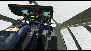 MSFS2020 Airbus H135 Helicopter Startup Takeoff and Landing [upl. by Kappel]