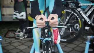 Vincenzo Nibali prepares for the time trial [upl. by Marlin729]