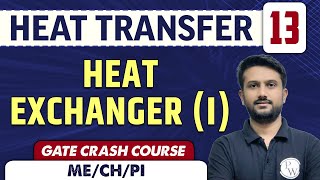 Heat Transfer 13 l Heat Exchanger I l Mechanical Engineering  GATE Crash Course [upl. by Tessil]