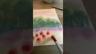 A watercolour technique for poppies with Samantha [upl. by Alage894]