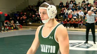 Tyler Vazquez  Delbarton  NJ State Champ Wrestles Up to 144 and Dominates vs Kristian Dobbek [upl. by Fraya]