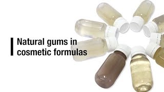 Natural gums gelling agents and thickeners in cosmetic formulas [upl. by Nyledaj]