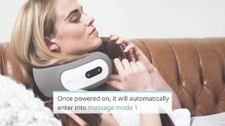 Using Breo iNeck 3 Neck Massager [upl. by Nobile373]