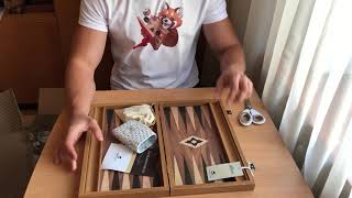 Lets unpack Manopoulos backgammon board [upl. by Quennie]