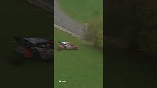 Neuville Spins Out of the Lead wrc [upl. by Ailyt]