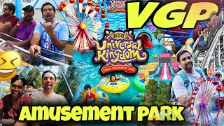 🤩VGP Universal Kingdom theme park 2024  CHENNAI theme park  850Rs budget theme park in chennai [upl. by Enelehcim]