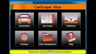 Automotive Oscilloscope Lab Scope Tool CarScope Viso  DEMO Files [upl. by Jahn]