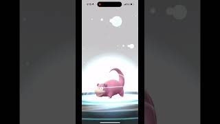 Evolving my HUNDO Slowpoke  Pokémon Go [upl. by Areehs]