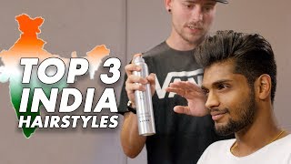 TOP 3 India Hairstyles  Men’s Hair Inspiration [upl. by Chernow431]