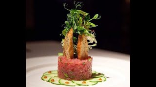 Tuna Tartare Recipe and Plating [upl. by Arri]