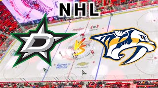 Dallas Stars vs Nashville Predators  2024 NHL Play by Play Live Score [upl. by Cirdet]