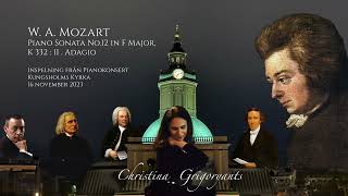 WA Mozart  Piano Sonata No 12 Piano recital by Christina Grigoryants [upl. by Pruchno]