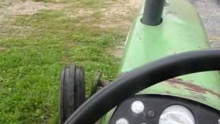 Start up and Drive John Deere 1971 4020 Powershift [upl. by Eilatan]