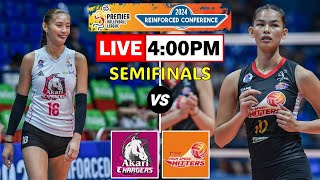 Akari Chargers vs PLDT  Semifinals PVL Reinforced Conference Live Scoreboard [upl. by Gnos]