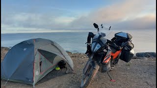 Tuktoyaktuk motorcycle trip 2023 The Dempster Highway on my KTM 890 Adventure [upl. by Eyks640]