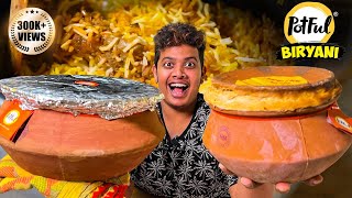 Hyderabad Biryani in ClayPOT Potful  Irfans View [upl. by Swords]