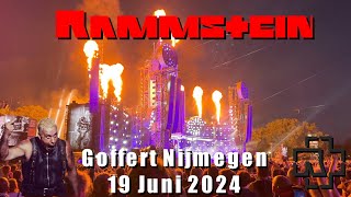 Rammstein Goffertpark Nijmegen 19 Juni 2024 [upl. by Meid993]