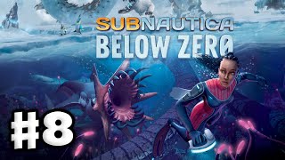 Subnautica Below Zero 8 ❄️ Gigantyczny wrak statku obcych i Schemat do Reaktora Jądrowego 🐟 [upl. by Enialahs]