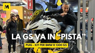 EICMA 2024  PUIG LA GS 1300 VA IN quotPISTAquot [upl. by Amihsat239]