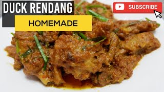 Rendang Itik  Duck Rendang Malaysian Food [upl. by Miarhpe]