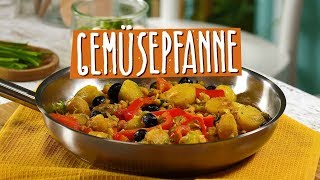 Schnelle und gesunde Gemüsepfanne  die einfachsten Rezepte der Welt [upl. by Staffan]