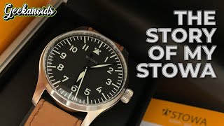 The Story of my Stowa Flieger Classic 40 Watch [upl. by Juna]