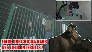 FAIRE UNE CHICHA DANS DES LIEUX INTERDITS   URBEX [upl. by Mancino]