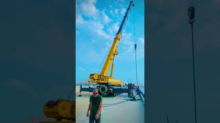 automobile crane foryourpage work 130Tanmachine viralvideo revved ship fypシ゚viral [upl. by Vitalis]