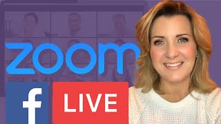 How To Share A Zoom Video Conference On Facebook Live [upl. by Tonl]