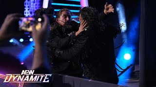 Before their match at AEW Full Gear Hangman Page tries to maim Jay White  11624 AEW Dynamite [upl. by Myles]