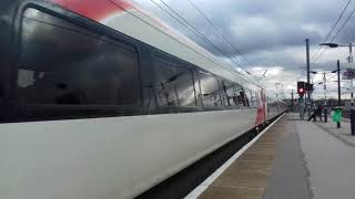 LNER 91107 SkyFall 007 Arriving into Doncaster [upl. by Aryl]