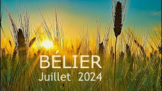 BELIER  JUILLET 2024 〰️ Votre Lecture Tarots [upl. by Esinyl108]