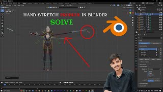 How to solve hand stretch problem in blender [upl. by Dnomayd430]