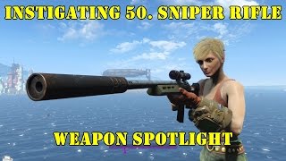 Fallout 4 Weapon Spotlights Instigating Sniper Rifle [upl. by Noicnecsa]