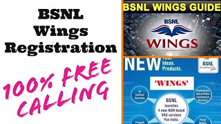 BSNL Wings complete Registration and activation  BSNL Wings ka setup kese kare [upl. by Otaner]